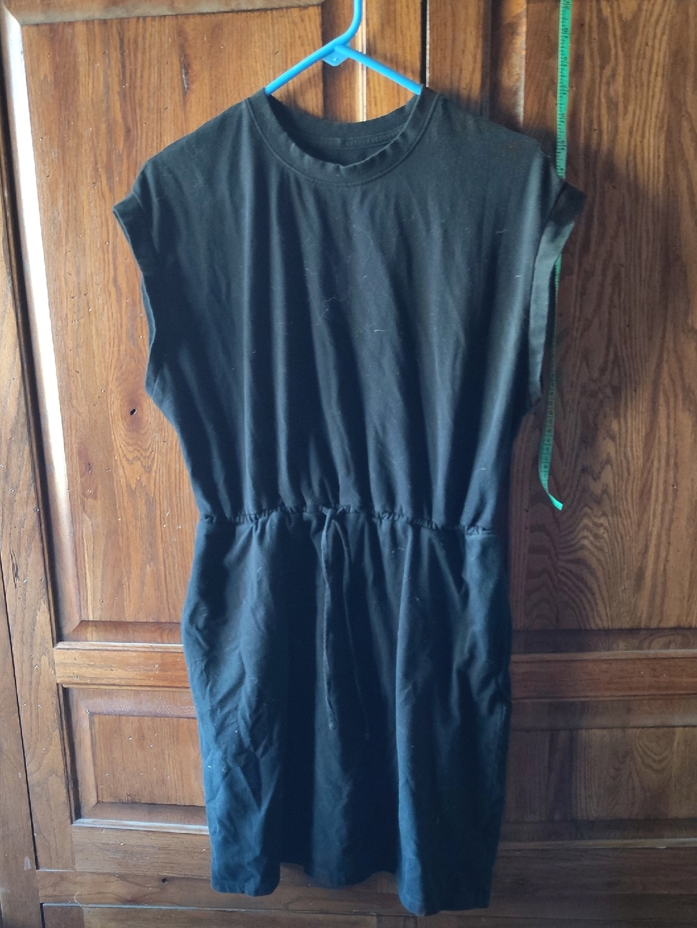 Grecian Tunic Style Summer Mini Dress Size L pockets!!!